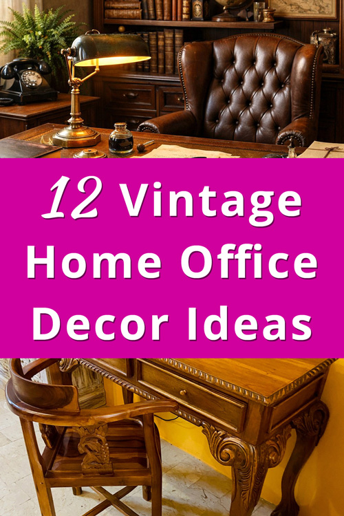 Vintage Home Office Decor Ideas