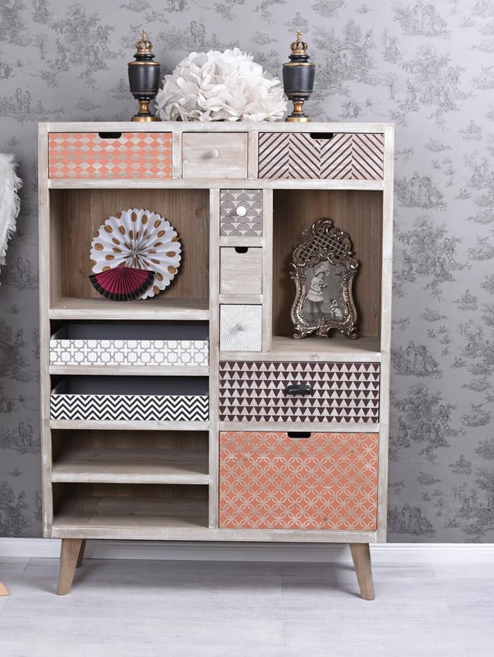 Vintage Loft Drawer Cabinet 1920s 30s Style