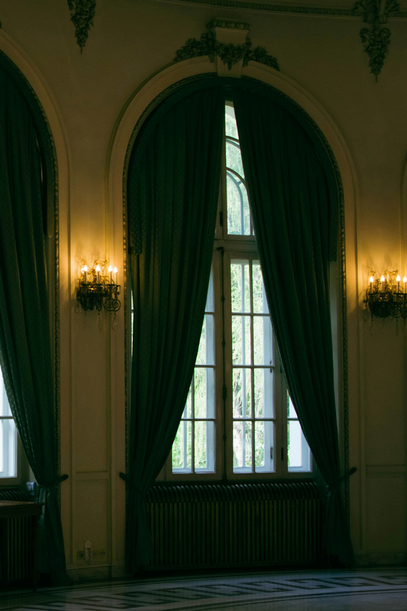 moody heavy drapes