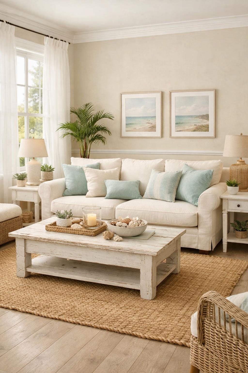 Love Coastal Chic? Don’t Miss These 10+ Hamptons-Style Living Room ...