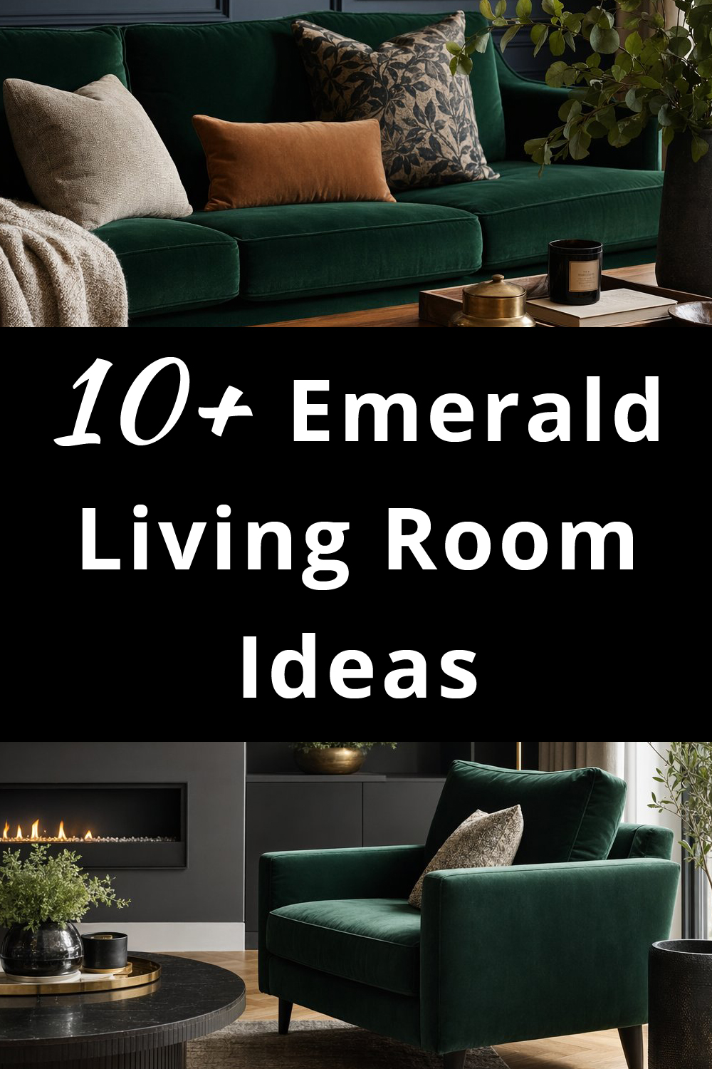 10+ Emerald Green Living Room Ideas: Rich, Earthy, and Sophisticated ...