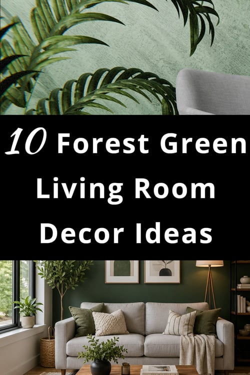 Forest Green Living Room Decor Ideas
