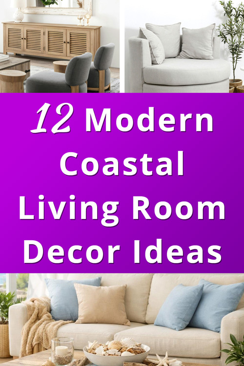 Modern Coastal Living Room Decor Ideas
