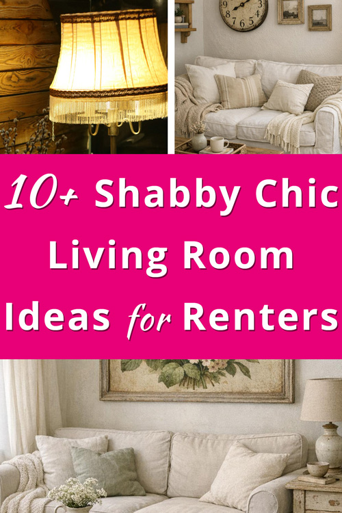 Shabby Chic Living Room Ideas for Renters
