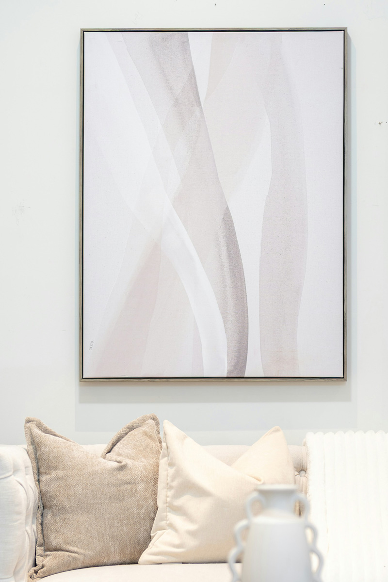 soft pastel wall art