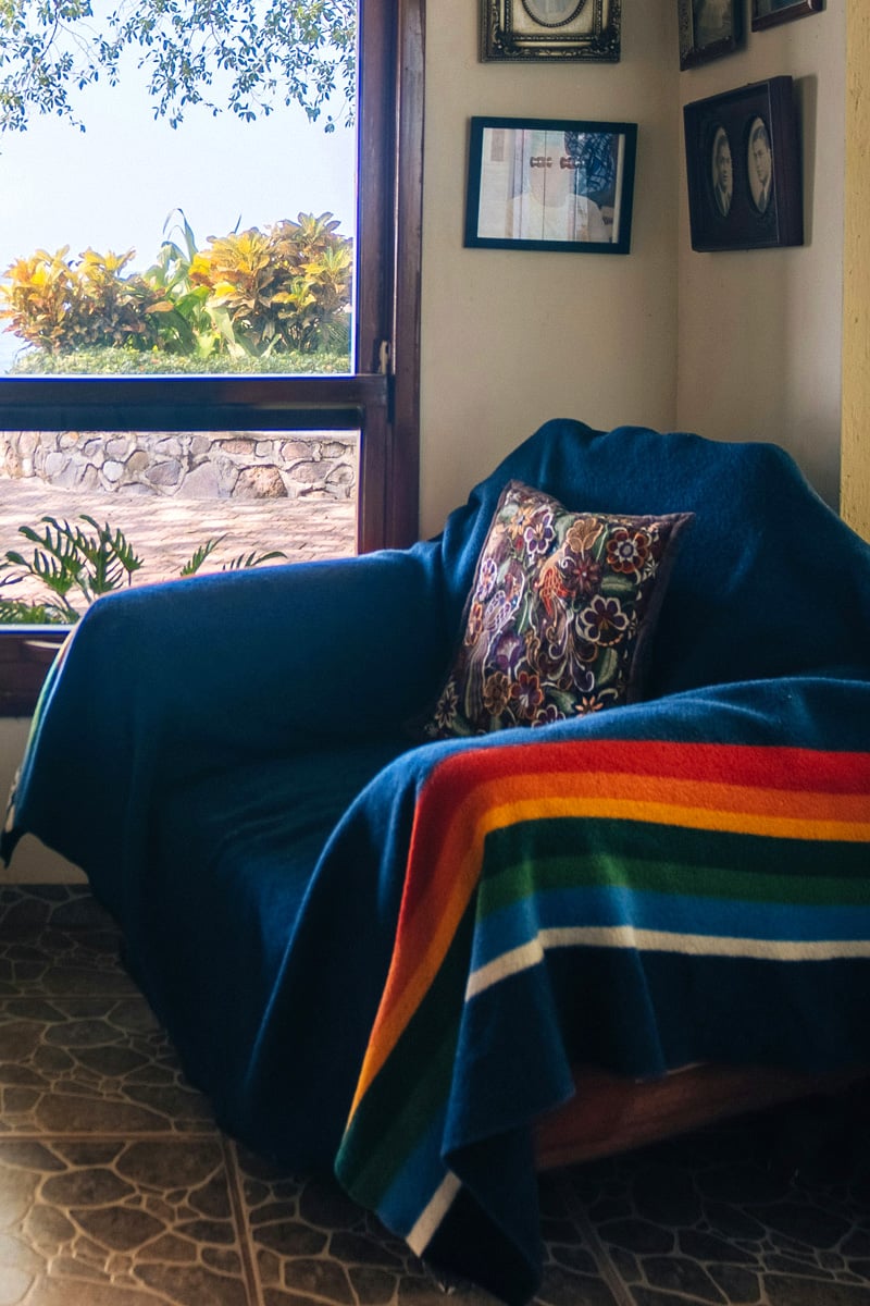 Blue Throw Blanket