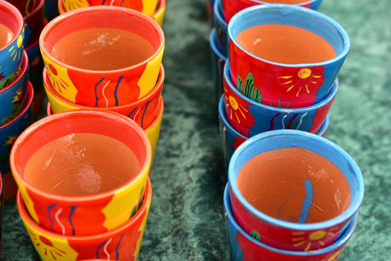 Colorful Ceramic Pots