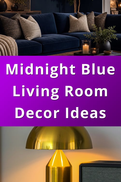 Midnight Blue Living Room Decor Ideas