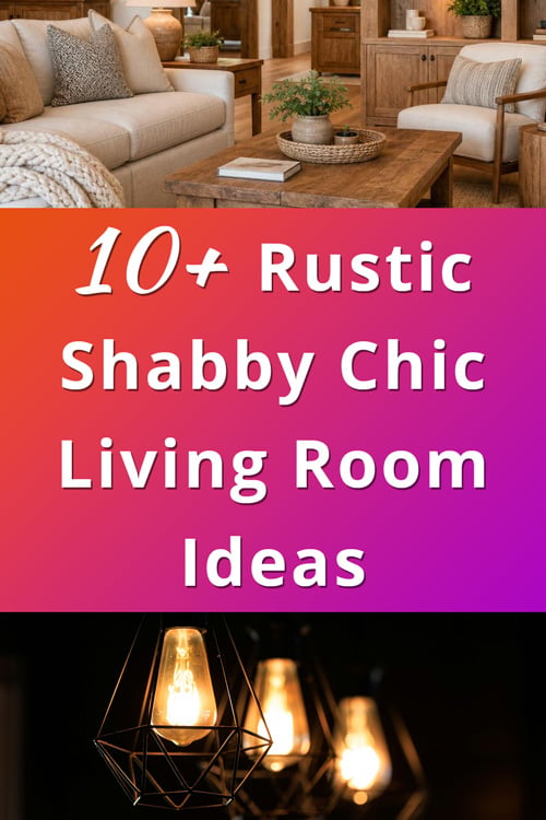 Rustic Shabby Chic Living Room decor ideas