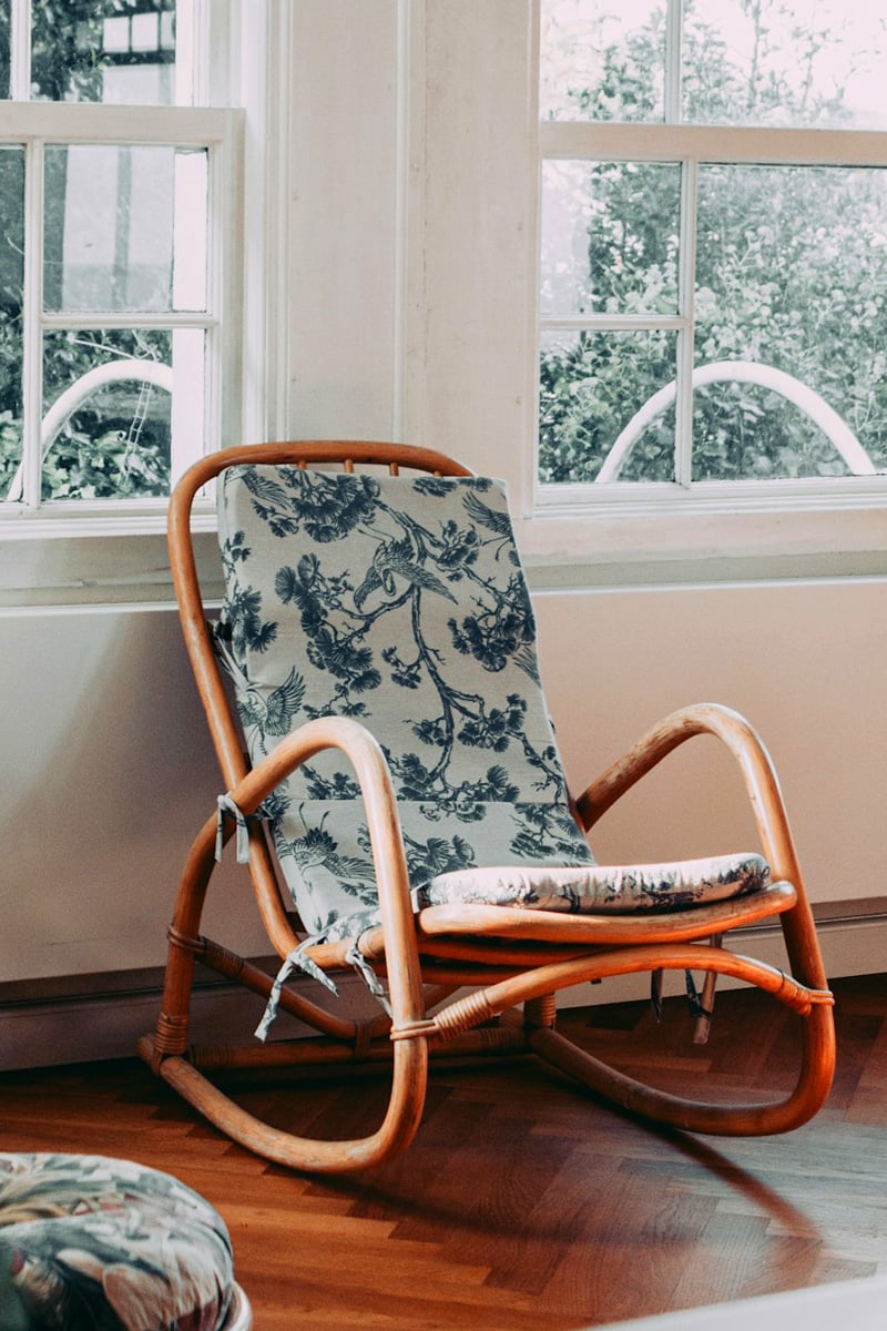 Statement Chair in a Fun Pattern
