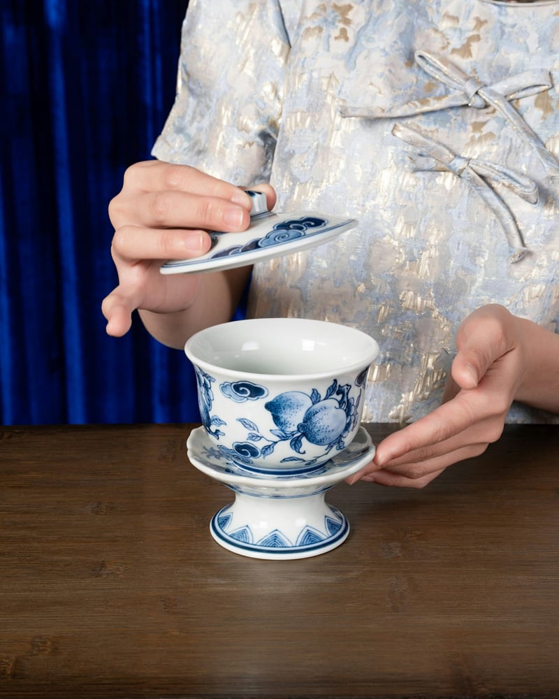 porcelain Vietnamese handmade tea cup