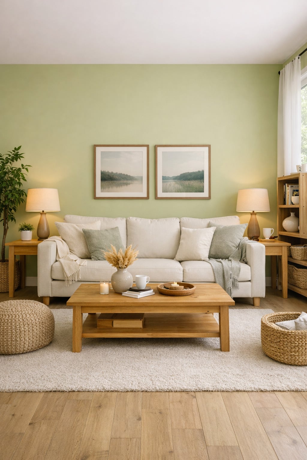Best Green Paint Colors for Living Rooms 3 Behr Back to Nature S340 4