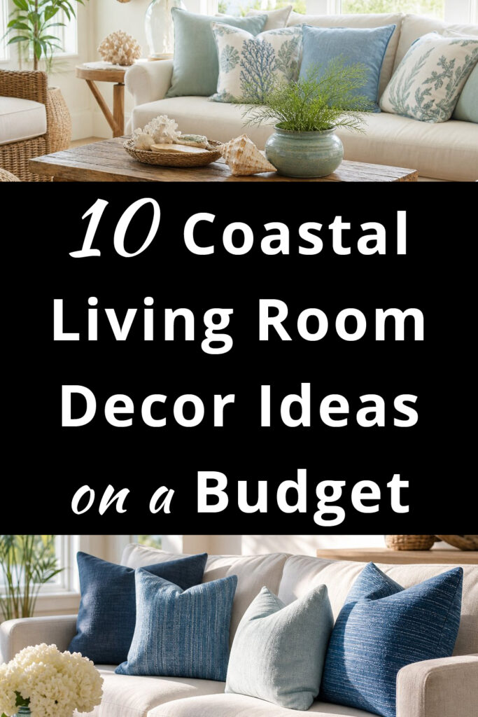 10 Coastal Living Room Decor Ideas on a Budget – Beach House Vibes ...