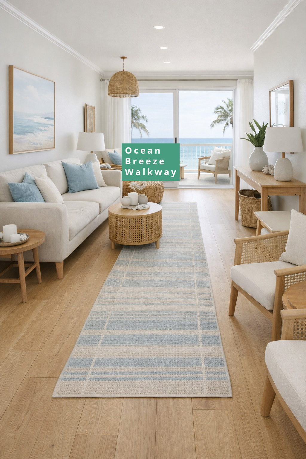 Coastal Living Room Layout Idea 7 Ocean Breeze Walkway