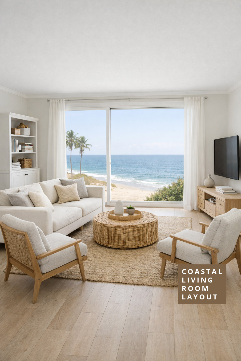 Coastal Living Room Layout Idea 9 Minimalist