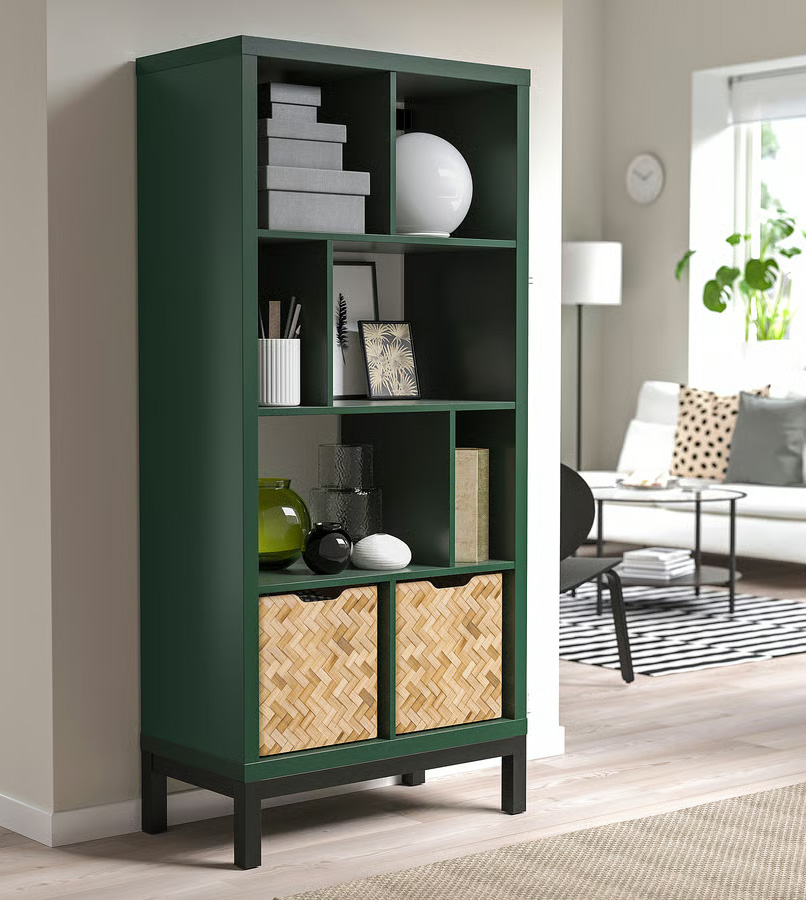 Ikea KALLAX Shelving unit green