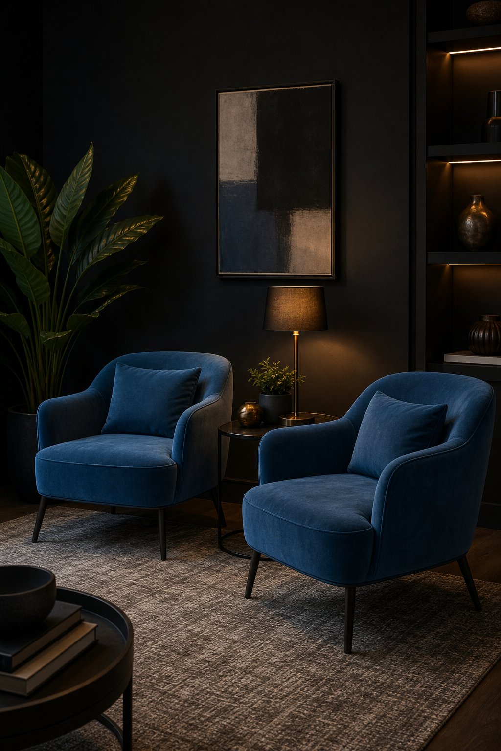 Blue Living Room Decor Ideas No Natural Light 4 Steel Blue Accent Chairs