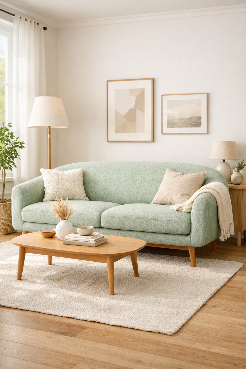 Mint Green Living Room Decor Idea 6 Statement Furniture