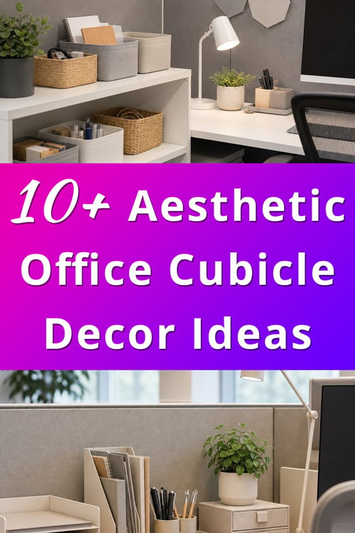 Aesthetic Office Cubicle Decor Ideas