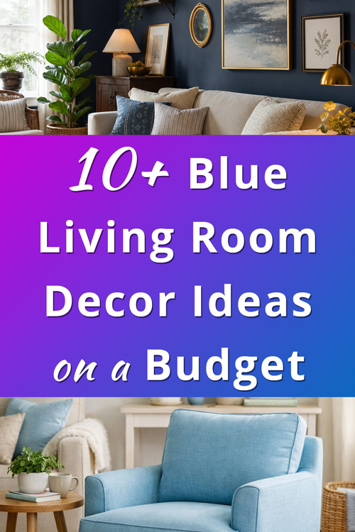 Budget Blue Living Room Decor Ideas