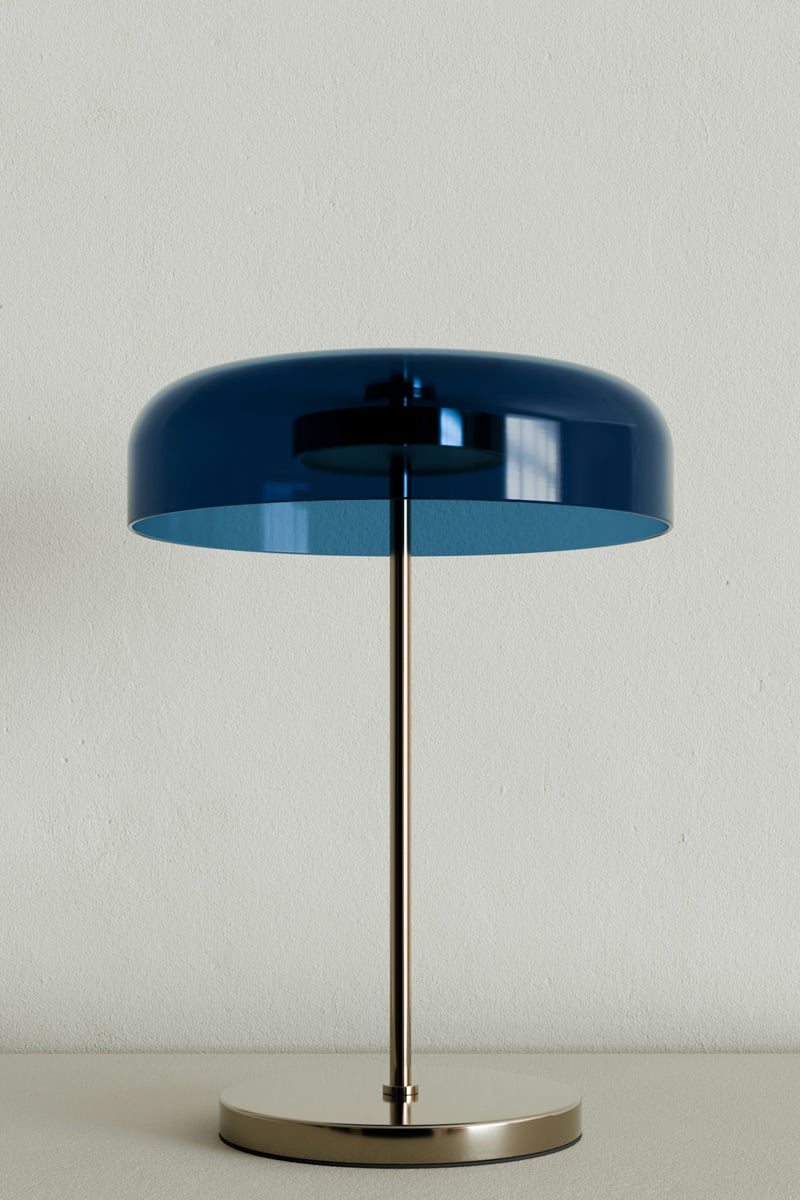 Dark Blue Desk Lamp