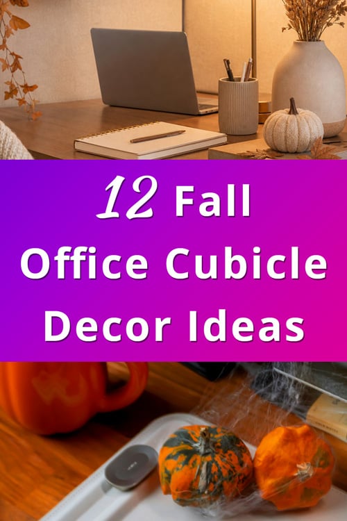 Fall Office Cubicle Decor Ideas