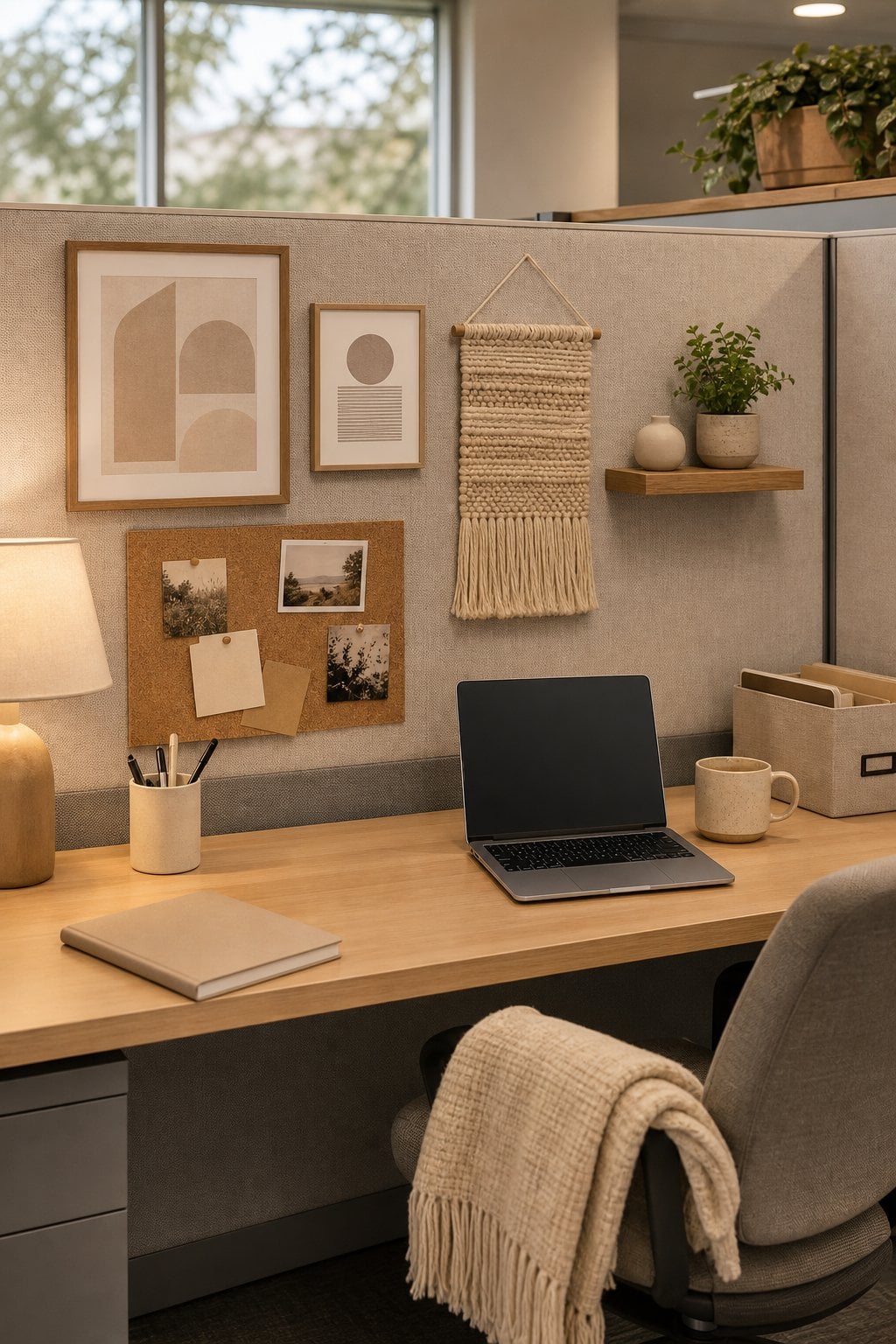 Hygge Office Cubicle Decor Idea 4 Minimalist Wall Decor