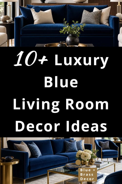 Luxury Blue Living Room Decor Ideas
