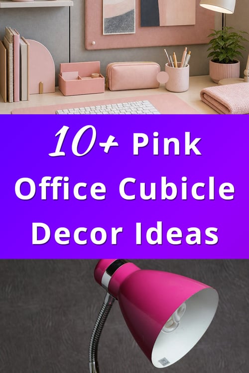 Pink Office Cubicle Decor Ideas