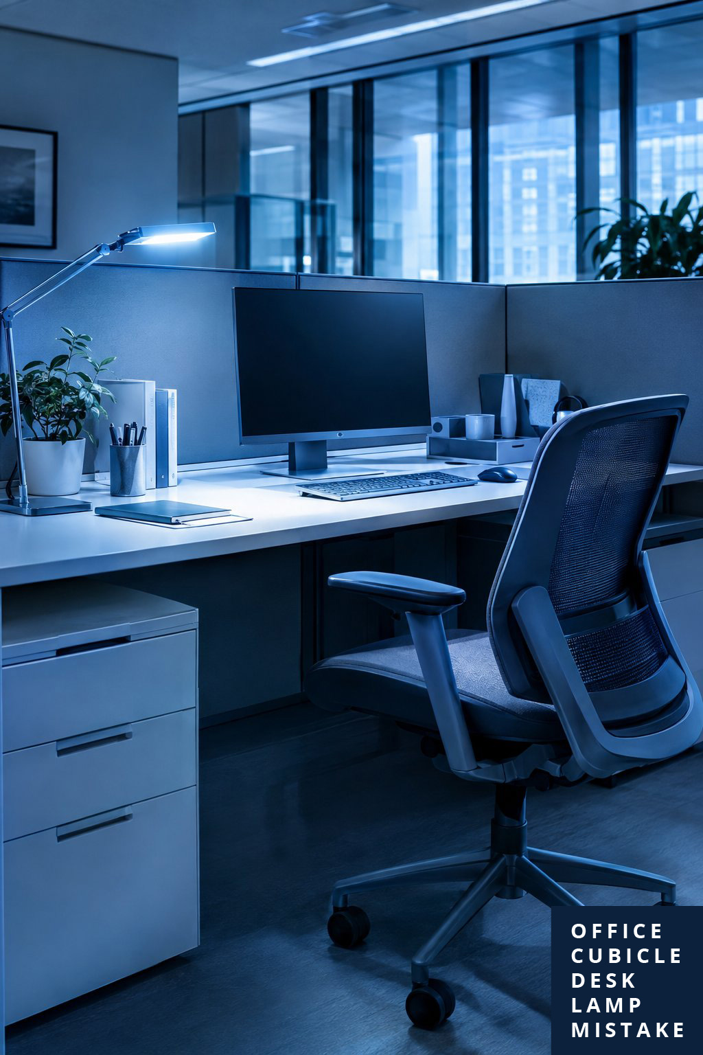 Office Cubicle Desk Lamp Mistakes 3 Cool White Light
