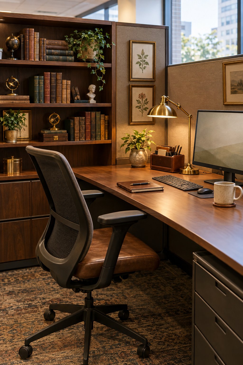 Vintage Office Cubicle Decor Idea 4 Old Library