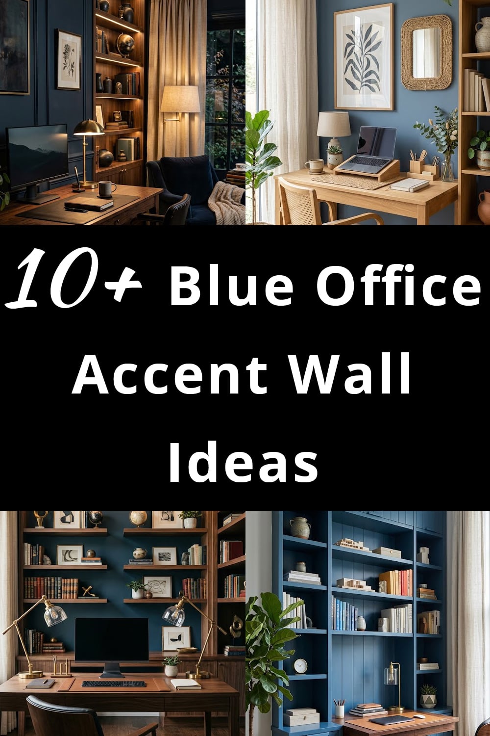 Blue Office Accent Wall Ideas p1