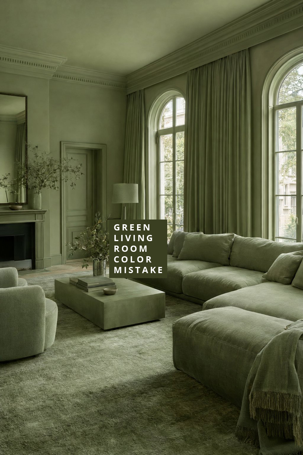 Green Color Scheme Living Room Mistake 3 Sage
