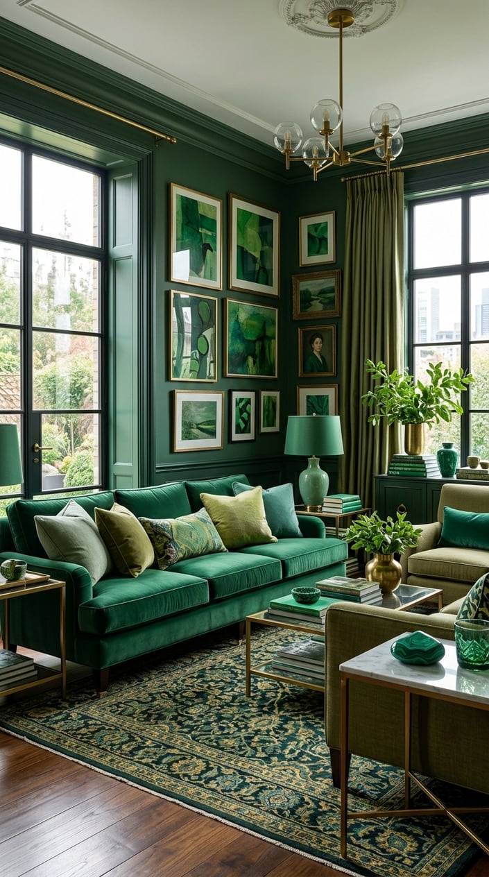 Green Color Scheme Living Room Mistake 6 Too Much Green