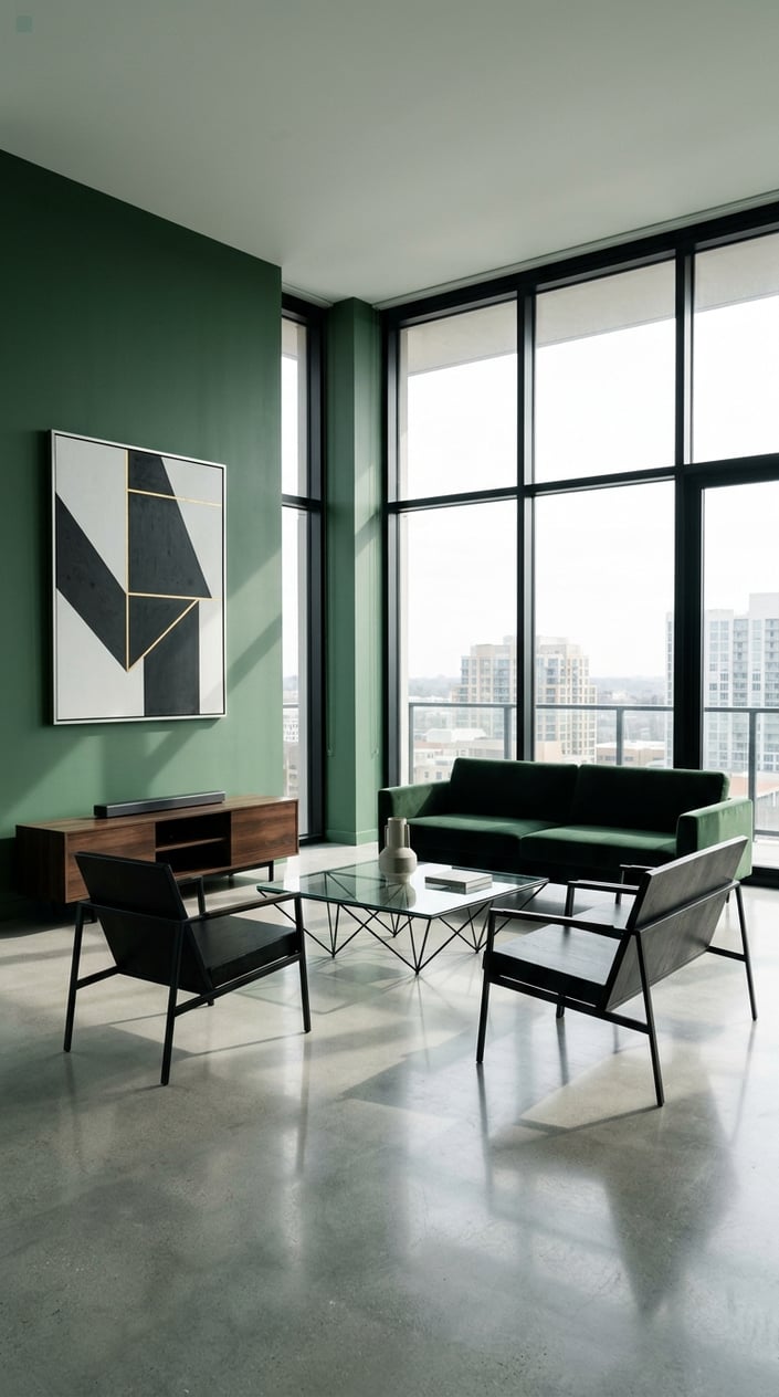 Green Color Scheme Living Room Mistake 9 No Warmth and Texture