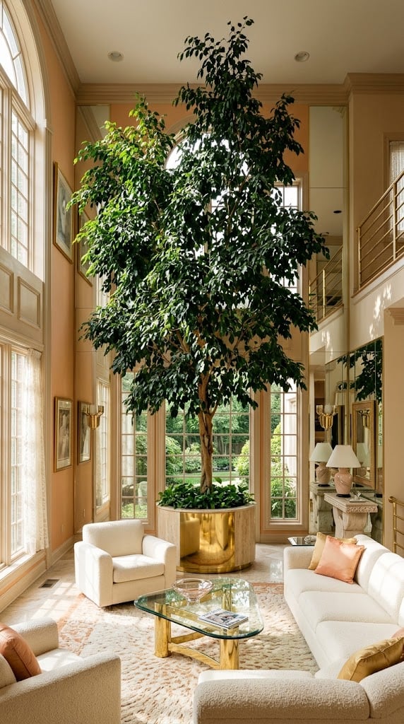 Living Room 11 1980s Indoor Tree