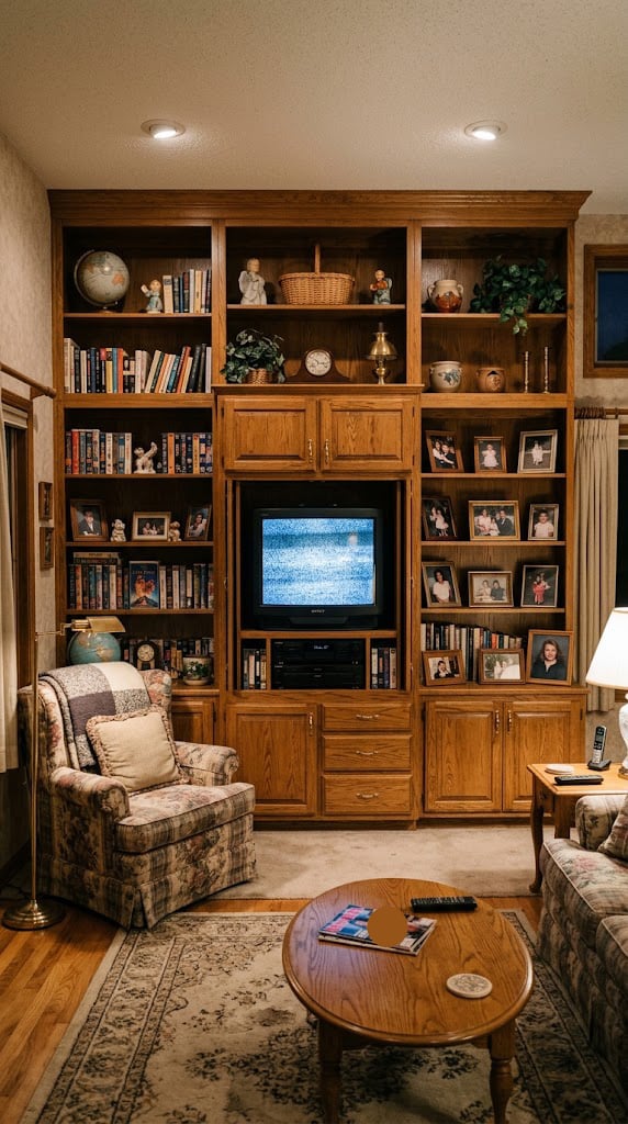 Living Room 6 1990s Built In Media Walls